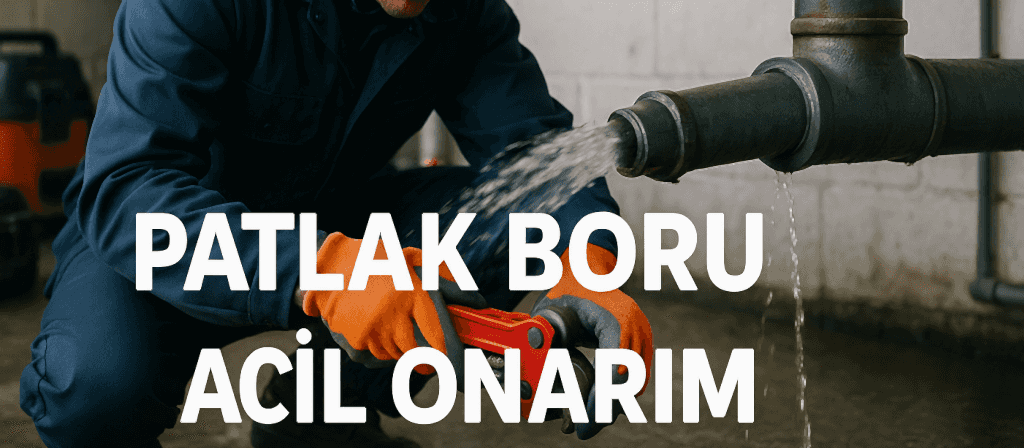 Patlak Boru Acil Onarım